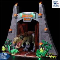 LED Light Kit for Lego 75936 Jurassic Park T. rex Rampage Remote Control Version