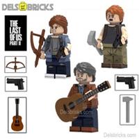 Last Of Us Ellie Joel Abby Custom Lego Minifigures Zombie Hero toy mini figure