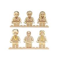 Harry Potter Voldermort Rare Gold Chrome Building Block Model Custom Lego Toy x6