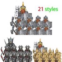 Lord Of The Rings Hobbit Dwarf Sauron Elf Toy Mini Figures Custom Lego Toy Model