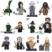 Harry Potter Toy Custom Lego Mini Figures Voldermort Dobby Model Hogwarts Hero