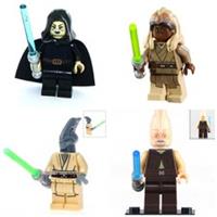 Custom Lego Hero Ki Adi Mundi Coleman Trebor 4 x Minifigures Jedi Star Wars