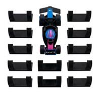 Lego F1 Mini Car Stand Wall Mount X 12 71049 Formula One Mini Cars