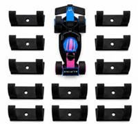 Lego F1 Mini Car Stand Wall Mount X 12 With Screw Holes 71049 Formula One