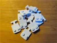 10 x Lego Minifigures Minifig Display Hook Stand Ikea Skadis Uppspel Pegboard
