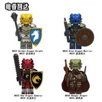 Warcraft Dragon Knight Castle Monster Custom Lego Mini Figure x 4 Hero Toy Model