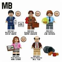 American Office Comedy Dwight 5 x Custom Lego Minifigures Hero toy mini figure