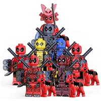 Custom Lego Marvel Deadpool X-Men Game Super Hero Mini Figures Toy Set Of 8
