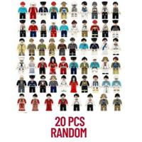 20x Lego City Minifigures Bundle Job Lot Random Figures Mixed Characters