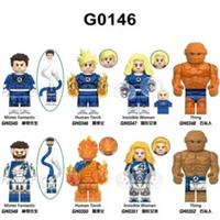Custom Lego Marvel Fantastic Four Ben Grimm Game Hero Mini Figures Toy Torch