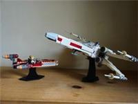 Lego Compatible Star Wars, City, Ship Display Stands Fits 2x4