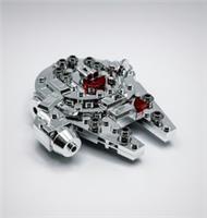 Lego Chrome Silver Plated Millennium Falcon Mini-Build Star Wars New!!