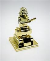 Lego Chrome Gold Darth Vader Statue Star Wars New!!