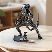 MOC Aliens Drooling Monster Building Blocks Xenomorph Action Figure Toys Model