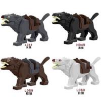 Lord Of The Rings Hobbit Wolf Wargs Army Custom Lego Mini Figure Hero Toy Model