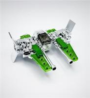 Lego Chrome Silver Plated Anakin's Jedi Interceptor Star Wars New!!