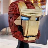 Custom Version LEGO Iron Man Helmet 76165 marvel Avengers Super Hero Cosplay