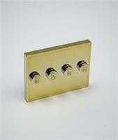 Lego Chrome Gold Base Stand 88646 Tile Modified 3 x 4 New!!