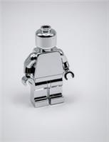 Lego Chrome Silver Plated Plain Minifigure New!!
