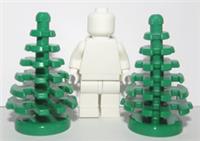 LEGO 2 Xmas Christmas Pine Tree   Plain Minifigure Not Inc