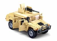 Army Armoured Vehicle Main Battle Tank Model Building Blocks Set Military 265PCS