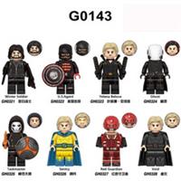 Custom Lego Marvel Avengers Captain America Thunderbolts Toy Hero Mini Figure