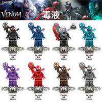 Custom Lego Marvel Spiderman Venom Carnage Game Super Hero Mini Figures Toy x8
