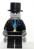 LEGO Zombie Groom Minifigure Black Suit & Top Hat Halloween Monster Wedding
