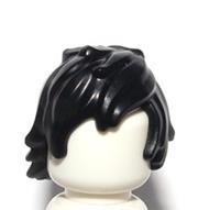 Lego Hair Wig For Boy Man Minifigure Black Tousled Long Bangs Boba Fett Cole