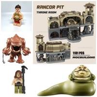Custom Lego Jabba Palace Rancor Monster Keeper Pit Minifigures Leia Star Wars