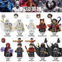 Custom Lego Marvel Moon Knight Dr Strange Game Super Hero Mini Figures Toy x10