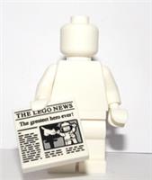 Lego Newspaper News Paper Tile 2x2 Minifigure Not Included Business City Press