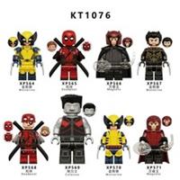 Custom Lego Marvel X-Mane Wolverine Deadpool Game Super Hero Mini Figures Toy 8