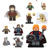 Lord Of The Rings Hobbit Frodo Gandalf Custom Lego Mini Figure Hero Toy Model