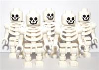 Lego 5 Skeleton Minifigure Halloween Monster Castle Army