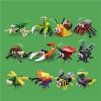 12 x Custom Lego cartoon Hero Mini Figure Toy Dinosaur Insect Educational Model