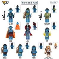 Custom Lego Avatar Fire Ash Horror Model Anime Film Super Hero Mini figures Toy