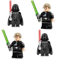 Custom Lego Hero Darth Vader Luke Skywalker Minifigures Jedi Star Wars New Hope