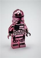Lego Chrome Pink Clone Trooper Captain Rex Minifigure Star Wars New!!