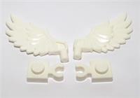 Lego 1 Pair of White Wings For Angel Fairy Minifigure Not Included Christmas