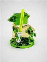 Lego Chrome Gold Green Plated Yoda Star Wars 20pcs New!!