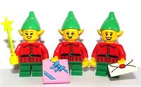 Lego 3 Elf Girl Minifigure & Accessories Santa Helpers Xmas Christmas Set B