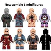 Walking Dead Zombie Halloween Custom Lego Minifigure Horror toy mini figure