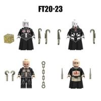 Hellraiser Pinhead Halloween Custom Lego Minifigure Horror toy mini figure x4