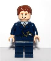 LEGO Groom Minifigure Blue Suit Pocket Watch & Tie Flesh Skin Wedding Best Man