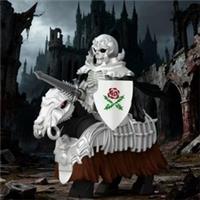 Castle Knights Army Custom Lego Mini Figure Skeleton Soldier Horse Riders Toys