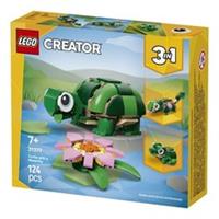 LEGO Creator 3-in-1 Turtle with a Water Lily Flower 31377 Building Set