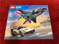 LEGO City : Jet vs Car Toy Vehicles Action Play Set (60489) 6+ New&sealed
