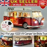 LED Light Kit Camper Van Lighting Technic Bricks Only For Lego 10220 VW T1