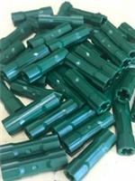 Lego 10 x Dark Green Technic 3L Long Sleeve Axle & Pin Angle Connector